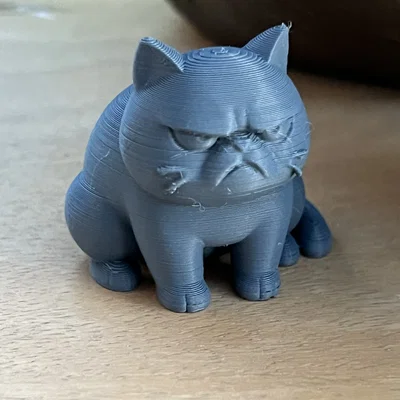 Mô hình Mèo Ú Quạu Quọ (Grumpy Fat Cat)