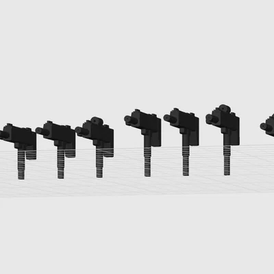 Mô hình súng MP7 tùy biến cho Dummy 13 - Phụ kiện 3D ấn tượng