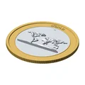 World 3D Topographic Coin 85 mm – Đồng xu sưu tầm địa hình nổi - Thumbnail 1