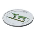 World 3D Topographic Coin 85 mm – Đồng xu sưu tầm địa hình nổi - Thumbnail 3