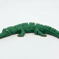 Mô hình cá sấu khớp nối linh hoạt (Articulated flexi crocodile) - Thumbnail 1