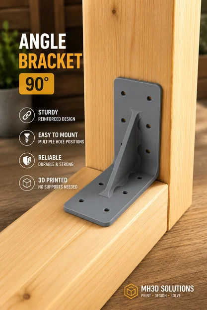 Ke góc 90° cho đồ gỗ & dự án DIY | Hỗ trợ góc cực khỏe - Image 1
