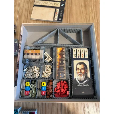 Bộ khay đựng (Insert) cho board game Galileo Galilei (Bản chỉnh sửa theo phiên bản UK)