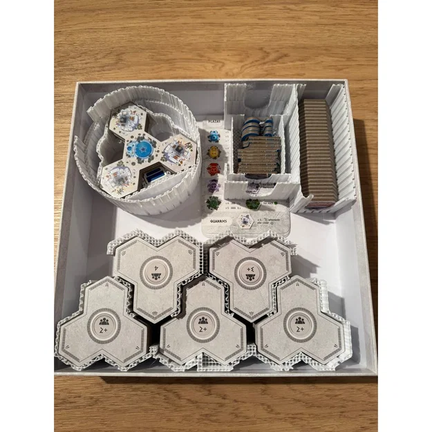 Bộ khay đựng (Insert) cho game Akropolis kèm bản mở rộng Athena - Image 1