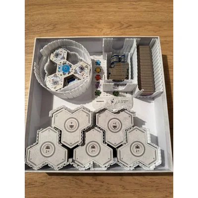 Bộ khay đựng (Insert) cho game Akropolis kèm bản mở rộng Athena