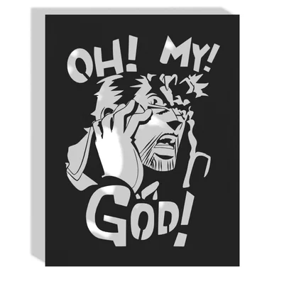 Mô hình trang trí tường Joseph Joestar - JoJo's Bizarre Adventure 3D