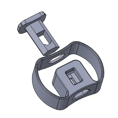 Khóa dây paracord (Cord Stopper) in 3D tiện dụng