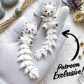 Mô hình chú chó Samoyed Flexi đáng yêu - Đồ chơi, móc khóa & nam châm - Thumbnail 2