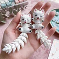 Mô hình chú chó Samoyed Flexi đáng yêu - Đồ chơi, móc khóa & nam châm - Thumbnail 5
