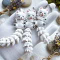 Mô hình chú chó Samoyed Flexi đáng yêu - Đồ chơi, móc khóa & nam châm - Thumbnail 8