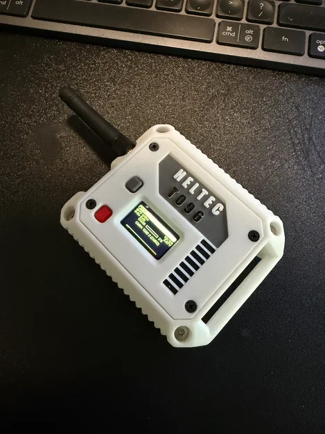 Vỏ hộp Heltec Mesh Node T096 / Heltec Wireless Tracker V2 cho pin Lipo và ăng-ten ngoài - Image 1