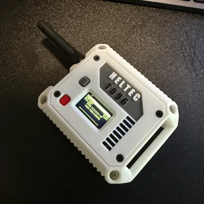 Vỏ hộp Heltec Mesh Node T096 / Heltec Wireless Tracker V2 cho pin Lipo và ăng-ten ngoài