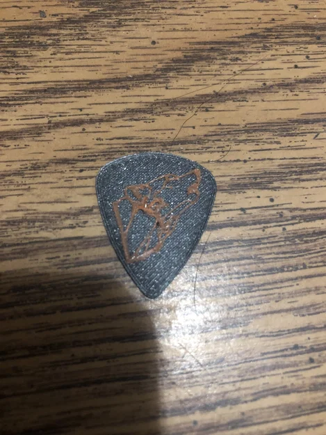 Phím gảy guitar hình Sói (Wolf Guitar Pick) - Image 2