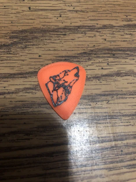 Phím gảy guitar hình Sói (Wolf Guitar Pick) - Image 3