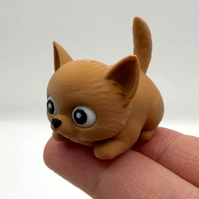 Mô hình chú chó Chihuahua siêu cưng kèm móc khóa