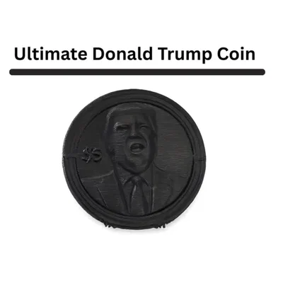 Mô hình đồng xu Donald Trump độc đáo cho máy in 3D
