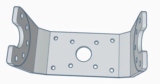 Khung gá Servo chịu tải nặng (160kg-60kg) thiết kế chắc chắn - Image 1