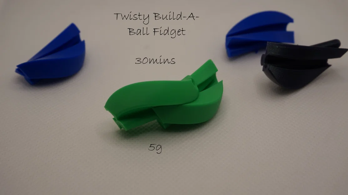 Tự thiết kế quả cầu xoay thông minh Twisty Build-A-Ball Fidget - Image 1