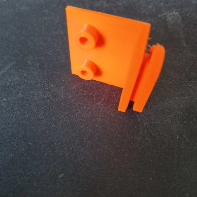 Thanh trượt cửa phòng tắm cho xe Dethleffs in 3D