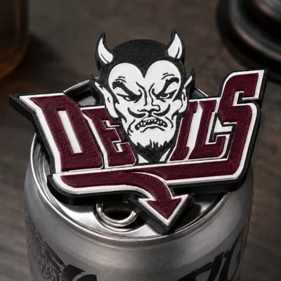 Mẫu in 3D dụng cụ mở nắp lon và trang trí ống hút hình Devils
