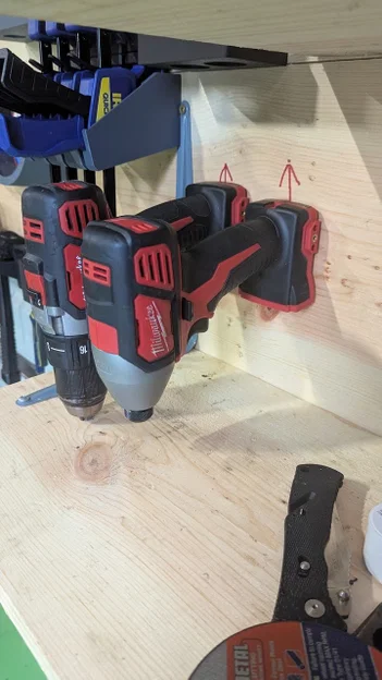 Giá treo dụng cụ M18 (M18 tool hanger) gọn gàng cho xưởng 3D - Image 2