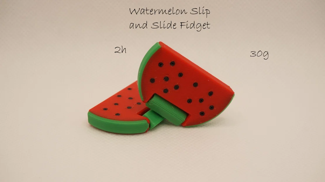 Đồ chơi xả stress Watermelon Slip and Slide Fidget in 3D cực dễ thương - Image 1
