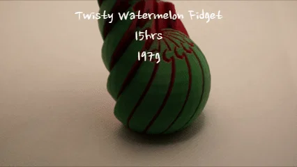 Mô hình đồ chơi giải trí Twisty Watermelon Fidget in 3D - Image 1
