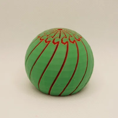 Mô hình đồ chơi giải trí Twisty Watermelon Fidget in 3D