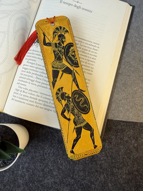 Achilles đối đầu Hector – Bookmark lấy cảm hứng từ sử thi Odyssey - Image 1