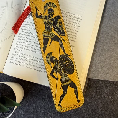 Achilles đối đầu Hector – Bookmark lấy cảm hứng từ sử thi Odyssey