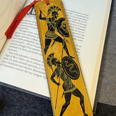 Achilles đối đầu Hector – Bookmark lấy cảm hứng từ sử thi Odyssey