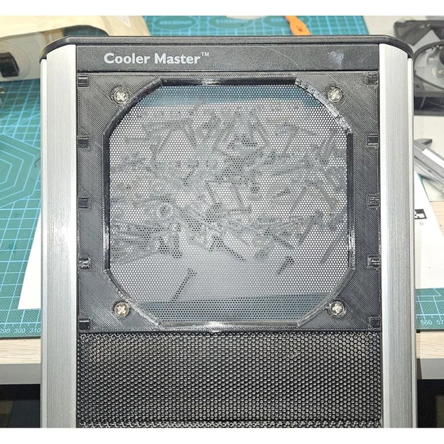 Miếng patch gắn quạt 120mm cho mặt trước vỏ case Centurion - Image 1