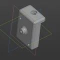 Giá đỡ cảm biến sợi nhựa cho Ender 3 S1 có đầu nối ống Teflon - Thumbnail 5