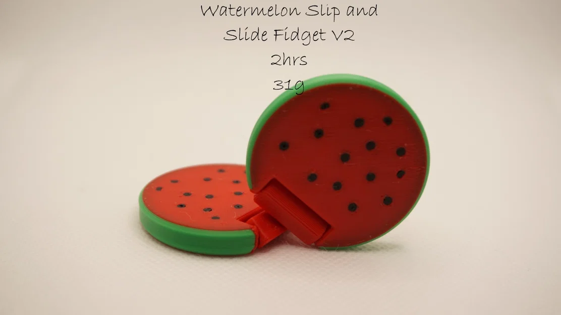 Mô hình đồ chơi Fidget Dưa Hấu trượt (Watermelon Slip and Slide V2) - Image 1
