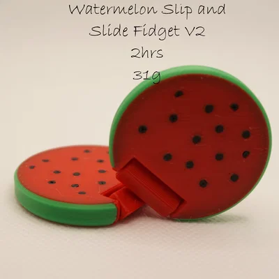 Mô hình đồ chơi Fidget Dưa Hấu trượt (Watermelon Slip and Slide V2)