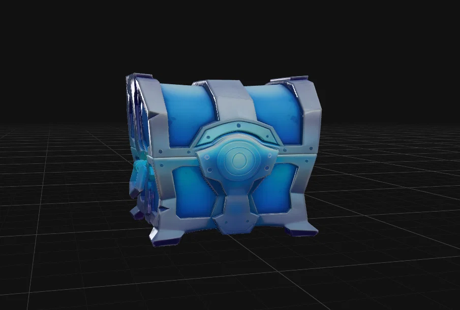 Mô hình Rare Chest (Fortnite Sprite) - Đồ chơi in 3D phong cách Pixel Art - Image 1