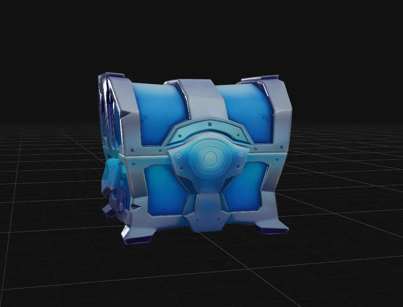 Mô hình Rare Chest (Fortnite Sprite) - Đồ chơi in 3D phong cách Pixel Art