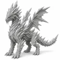 Mô hình 3D YSKAROTH Dragon titan - Thumbnail 1