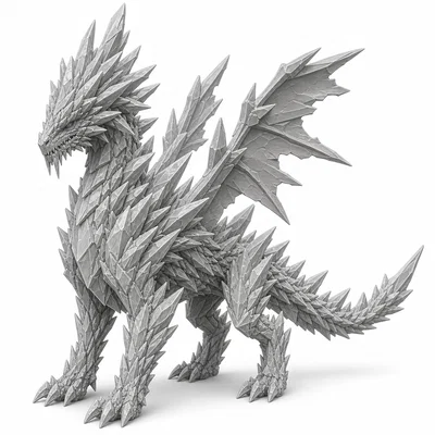 Mô hình 3D YSKAROTH Dragon titan