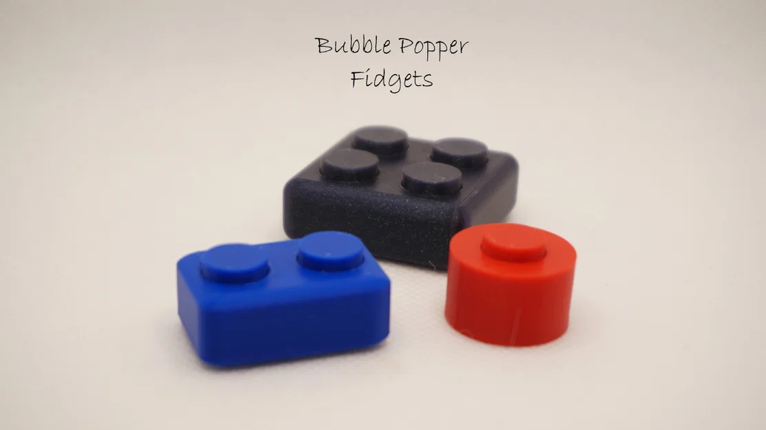 Bubble Popper Fidgets - Đồ chơi giảm căng thẳng in 3D độc đáo - Image 1