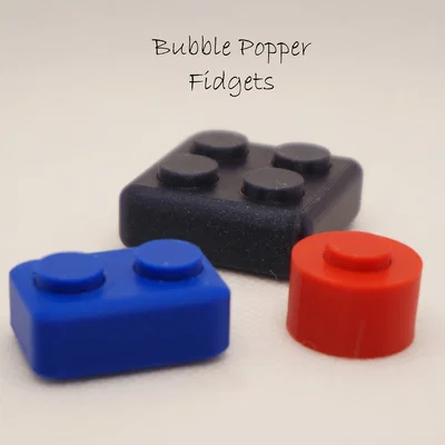 Bubble Popper Fidgets - Đồ chơi giảm căng thẳng in 3D độc đáo
