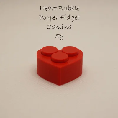 Mô hình đồ chơi giảm stress trái tim Heart Bubble Popper Fidget