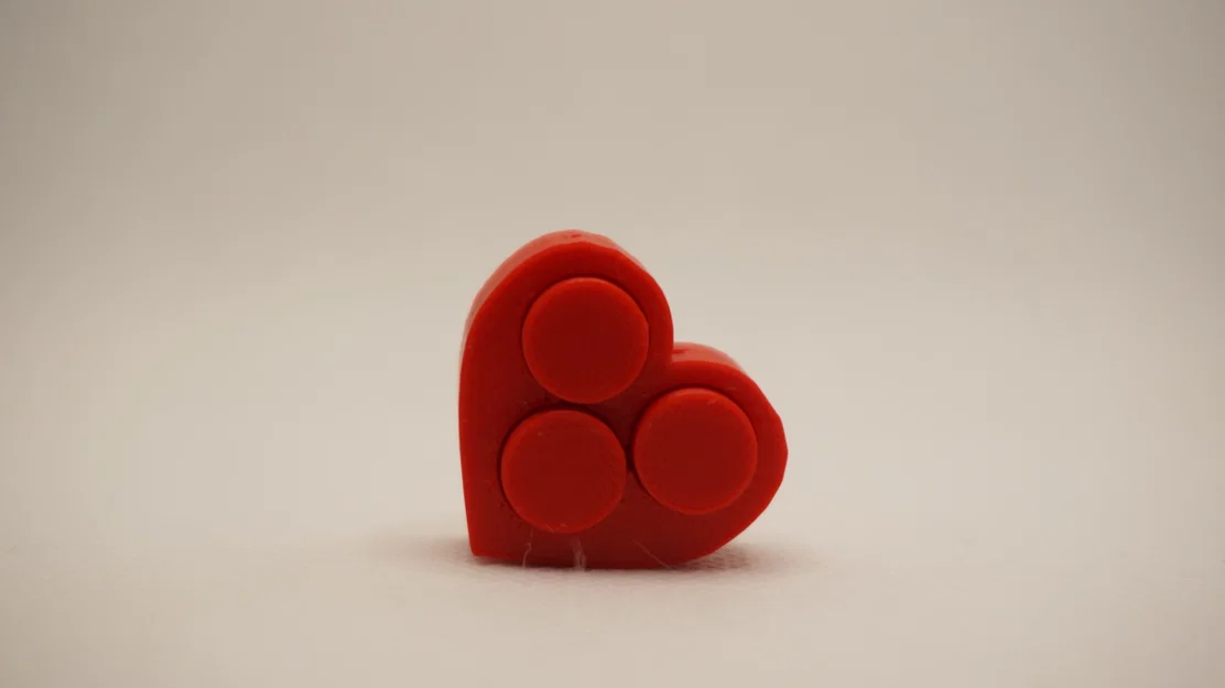 Mô hình đồ chơi giảm stress trái tim Heart Bubble Popper Fidget - Image 3