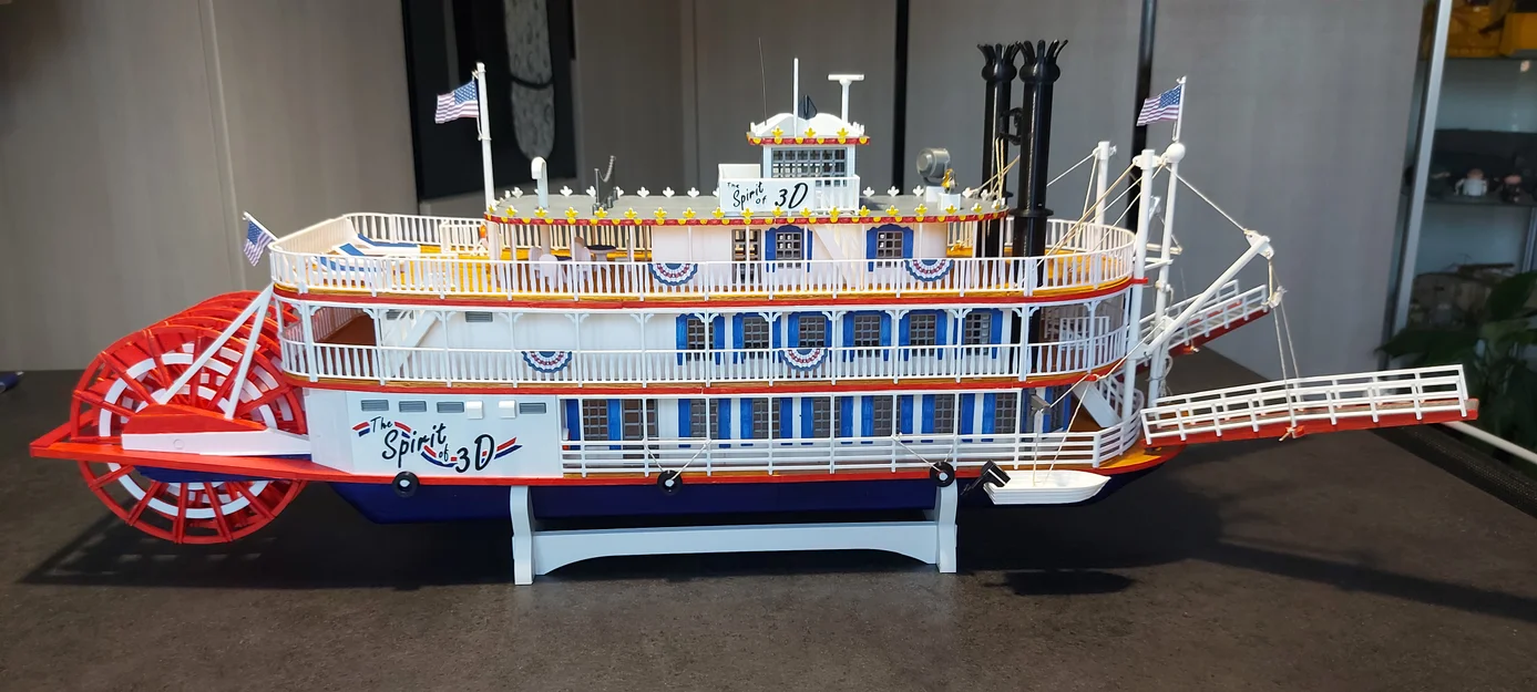 MÔ HÌNH TÀU HƠI NƯỚC "SPIRIT OF 3D" - Image 19
