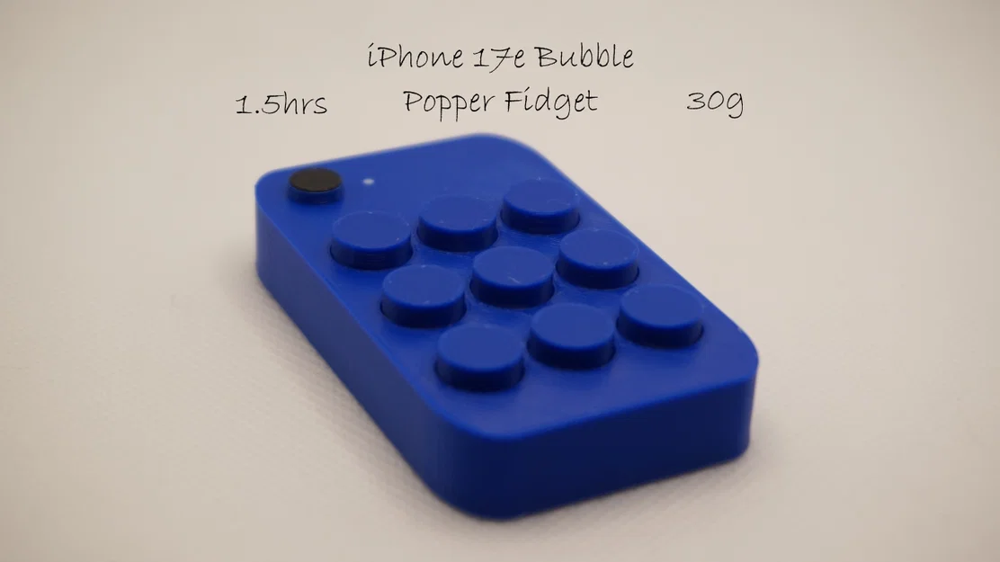 Đồ chơi giải trí cầm tay iPhone 17e Bubble Popper Fidget độc đáo - Image 1