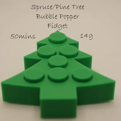 Mẫu in 3D cây thông Noel Bubble Popper Fidget vui nhộn