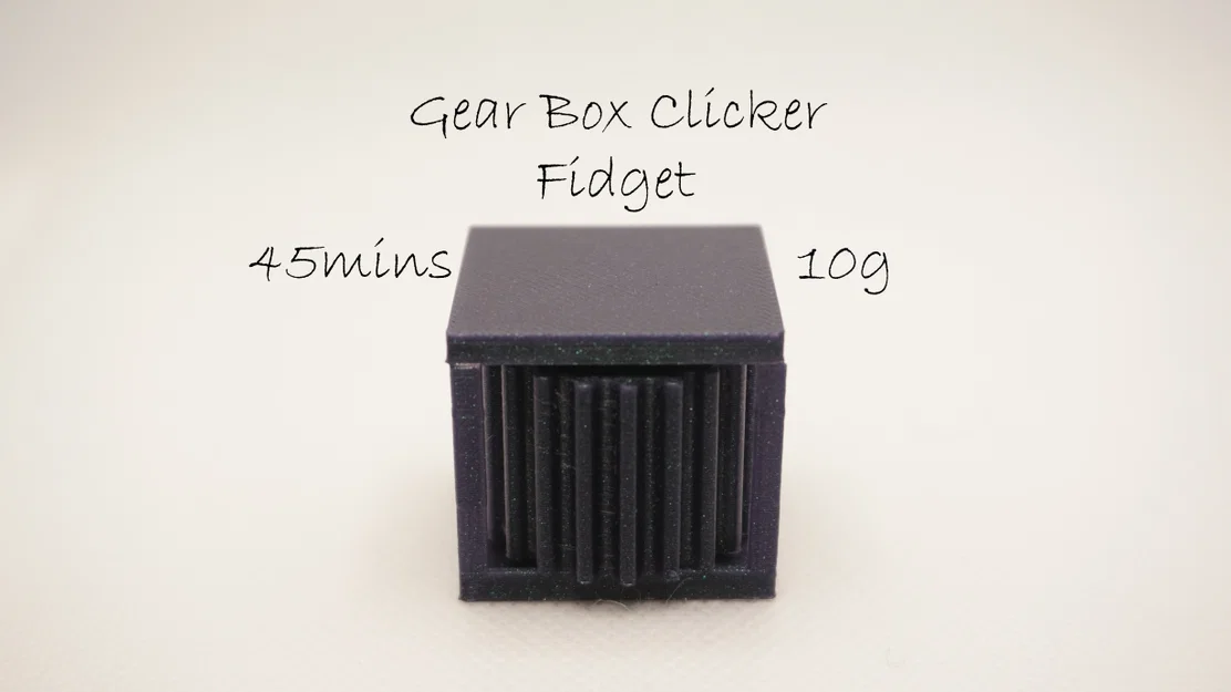 Gear Box Clicker Fidget - Đồ chơi xả stress in 3D siêu nhanh - Image 1