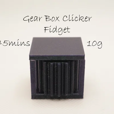 Gear Box Clicker Fidget - Đồ chơi xả stress in 3D siêu nhanh