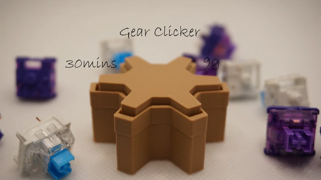 Gear Clicker - Đồ chơi xả stress in 3D siêu nhanh chỉ với 30 phút - Image 1