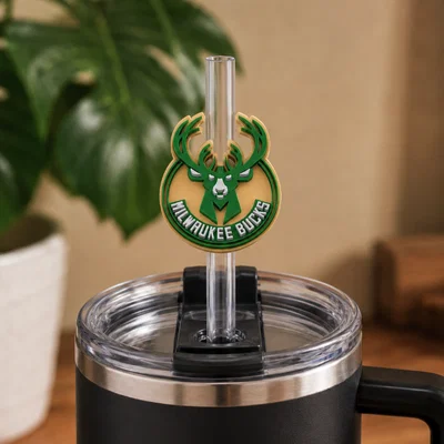 Phụ kiện gắn ống hút bình Stanley Milwaukee Bucks